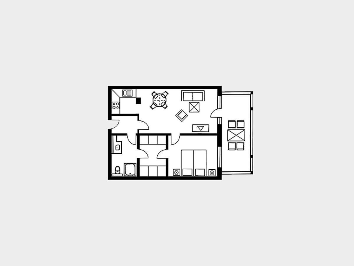 Strandvillen Binz - Ferienwohnung Mit 1 Schlafzimmer Und Balkon Ah-627 Екстериор снимка